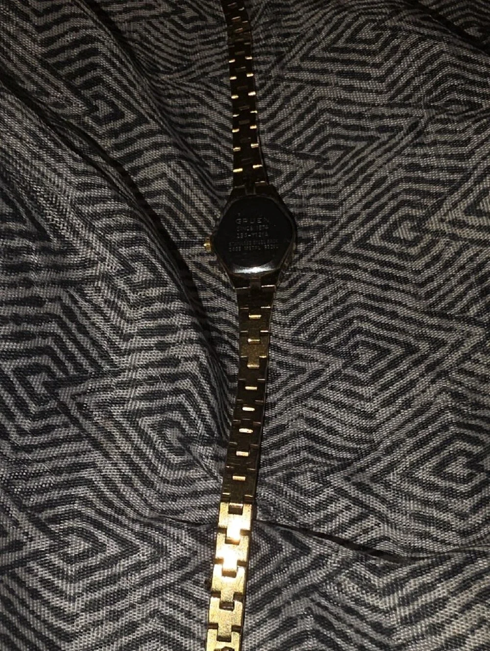 Gruen Women's Gold-Tone Link Bracelet Watch
